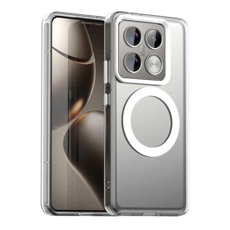 Candy Magsafe PC Hybrid TPU Phone Case, For Xiaomi 14T Pro, For Xiaomi 14T, For Xiaomi Poco M6 4G, For Xiaomi Poco M6 Plus, For Xiaomi 14 Civi, For Xiaomi Poco F6 5G