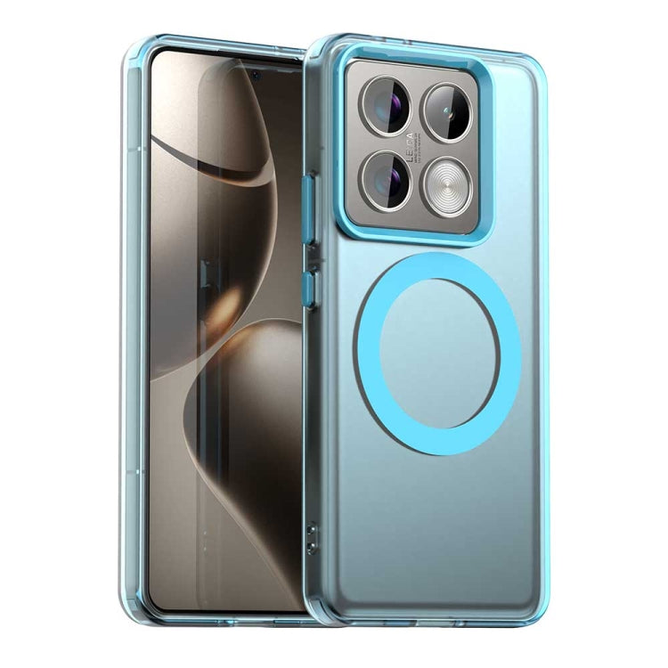 Candy Magsafe PC Hybrid TPU Phone Case, For Xiaomi 14T Pro, For Xiaomi 14T, For Xiaomi Poco M6 4G, For Xiaomi Poco M6 Plus, For Xiaomi 14 Civi, For Xiaomi Poco F6 5G
