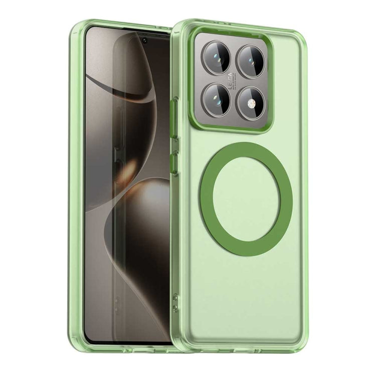 Candy Magsafe PC Hybrid TPU Phone Case, For Xiaomi 14T Pro, For Xiaomi 14T, For Xiaomi Poco M6 4G, For Xiaomi Poco M6 Plus, For Xiaomi 14 Civi, For Xiaomi Poco F6 5G