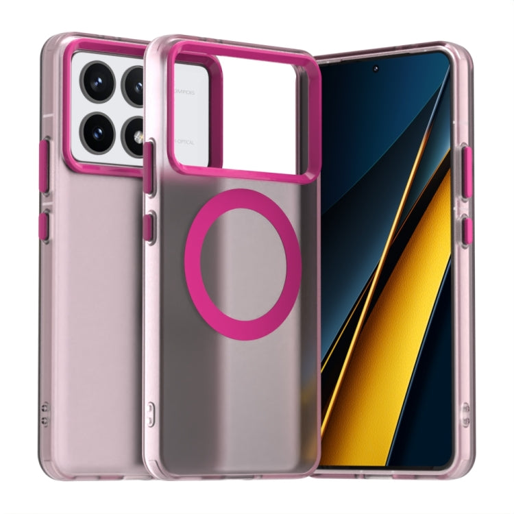 Candy Magsafe PC Hybrid TPU Phone Case, For Xiaomi Poco F6 Pro, For Xiaomi Civi 4 Pro, For Xiaomi Poco C61, For Xiaomi Poco M6 Pro 4G, For Xiaomi Poco X6 Neo 5G, For Xiaomi Poco M6 5G