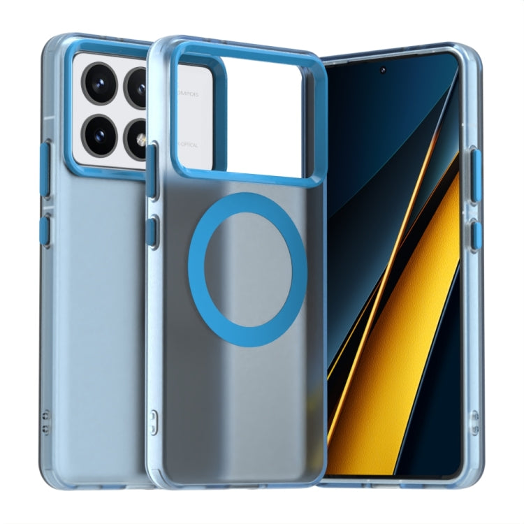 Candy Magsafe PC Hybrid TPU Phone Case, For Xiaomi Poco F6 Pro, For Xiaomi Civi 4 Pro, For Xiaomi Poco C61, For Xiaomi Poco M6 Pro 4G, For Xiaomi Poco X6 Neo 5G, For Xiaomi Poco M6 5G