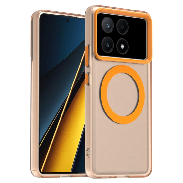 Candy Magsafe PC Hybrid TPU Phone Case, For Xiaomi Poco X6 Pro 5G, For Xiaomi Poco X6 5G, For Xiaomi 14 Ultra, For Xiaomi Poco C65, For Xiaomi 14 Pro, For Xiaomi 14