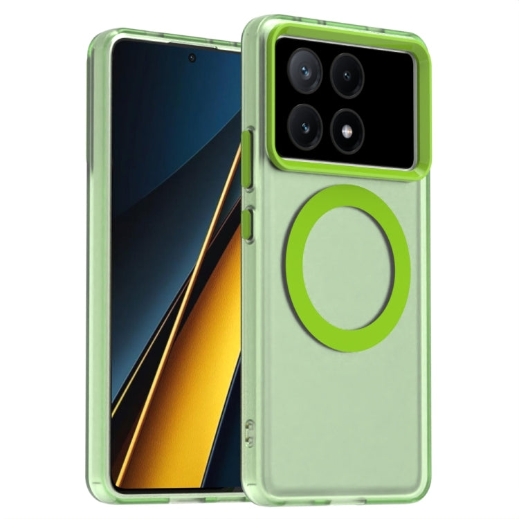 Candy Magsafe PC Hybrid TPU Phone Case, For Xiaomi Poco X6 Pro 5G, For Xiaomi Poco X6 5G, For Xiaomi 14 Ultra, For Xiaomi Poco C65, For Xiaomi 14 Pro, For Xiaomi 14