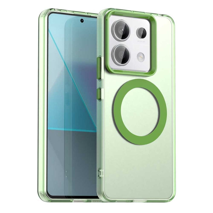 Candy Magsafe PC Hybrid TPU Phone Case, For Xiaomi Poco X6 Pro 5G, For Xiaomi Poco X6 5G, For Xiaomi 14 Ultra, For Xiaomi Poco C65, For Xiaomi 14 Pro, For Xiaomi 14