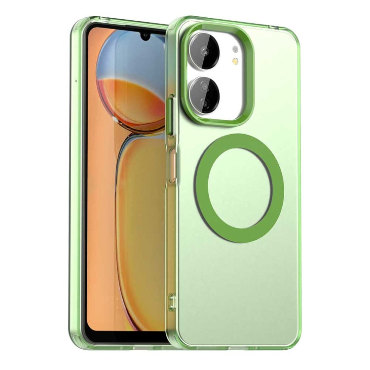 Candy Magsafe PC Hybrid TPU Phone Case, For Xiaomi Poco C61, For Xiaomi Poco M6 Pro 4G, For Xiaomi Poco X6 Neo 5G, For Xiaomi Poco M6 5G, For Xiaomi Poco X6 Pro 5G, For Xiaomi Poco X6 5G