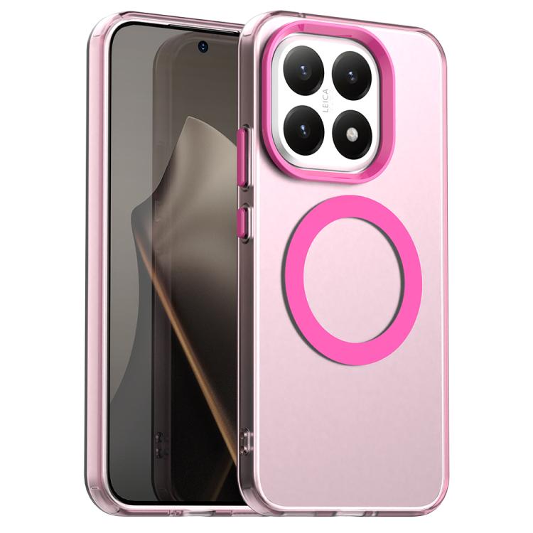 Candy Magsafe PC Hybrid TPU Phone Case, For Xiaomi 15T 5G, For Xiaomi Poco F7, For Xiaomi 15 Ultra, For Xiaomi Poco X7 Pro, For Xiaomi 15 Pro, For Xiaomi 15