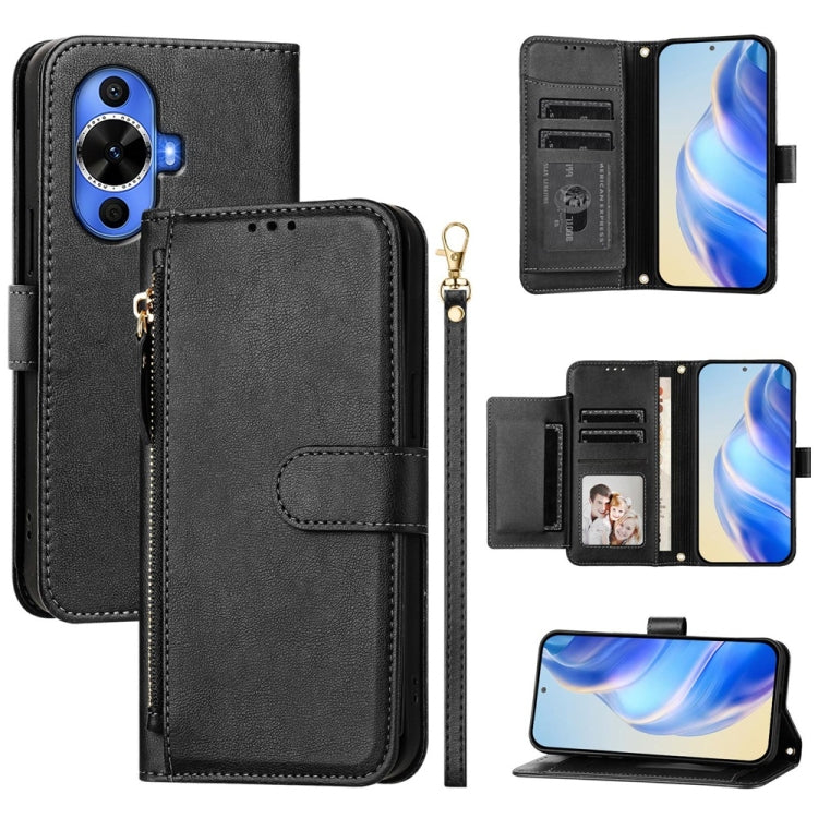 Multi-Card Slots Zipper Wallet Leather Phone Case, For Huawei nova 14, For Huawei nova 13 Pro, For Huawei Pura 70 Pro / Pura 70 Pro+, For Huawei nova 12i 4G Global, For Huawei nova 12s 4G Global, For Huawei Pura 70, For Huawei Mate 60 Pro / Mate 60 Pro...