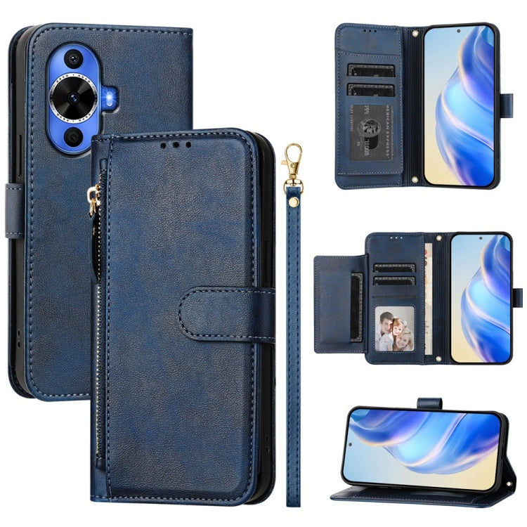 Multi-Card Slots Zipper Wallet Leather Phone Case, For Huawei nova 14, For Huawei nova 13 Pro, For Huawei Pura 70 Pro / Pura 70 Pro+, For Huawei nova 12i 4G Global, For Huawei nova 12s 4G Global, For Huawei Pura 70, For Huawei Mate 60 Pro / Mate 60 Pro...