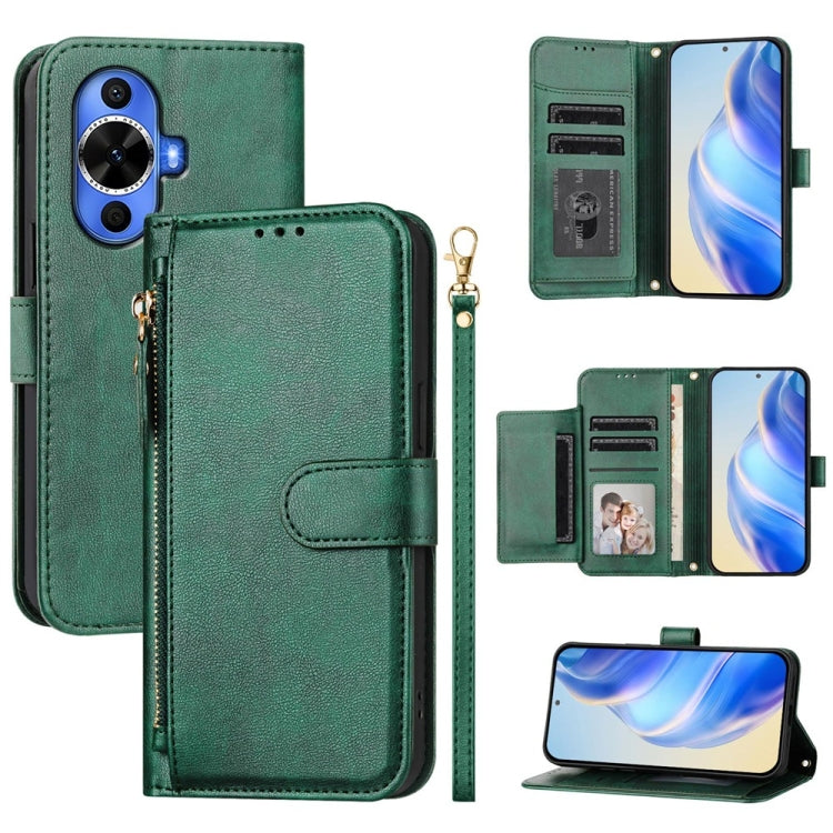 Multi-Card Slots Zipper Wallet Leather Phone Case, For Huawei nova 14, For Huawei nova 13 Pro, For Huawei Pura 70 Pro / Pura 70 Pro+, For Huawei nova 12i 4G Global, For Huawei nova 12s 4G Global, For Huawei Pura 70, For Huawei Mate 60 Pro / Mate 60 Pro...