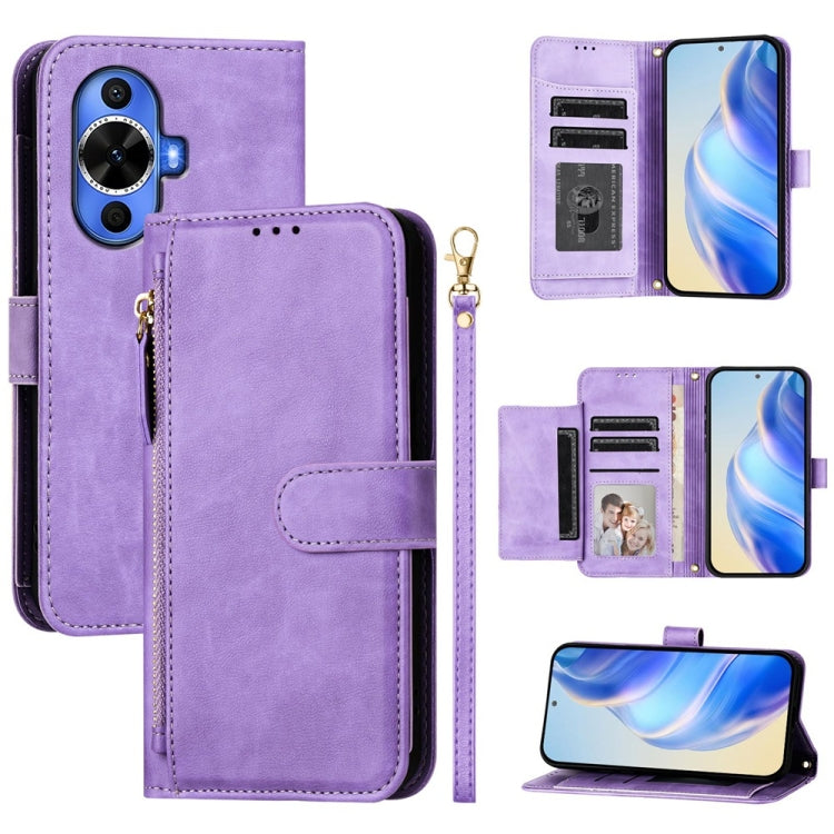 Multi-Card Slots Zipper Wallet Leather Phone Case, For Huawei nova 14, For Huawei nova 13 Pro, For Huawei Pura 70 Pro / Pura 70 Pro+, For Huawei nova 12i 4G Global, For Huawei nova 12s 4G Global, For Huawei Pura 70, For Huawei Mate 60 Pro / Mate 60 Pro...