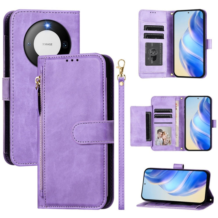 Multi-Card Slots Zipper Wallet Leather Phone Case, For Huawei nova 14, For Huawei nova 13 Pro, For Huawei Pura 70 Pro / Pura 70 Pro+, For Huawei nova 12i 4G Global, For Huawei nova 12s 4G Global, For Huawei Pura 70, For Huawei Mate 60 Pro / Mate 60 Pro...