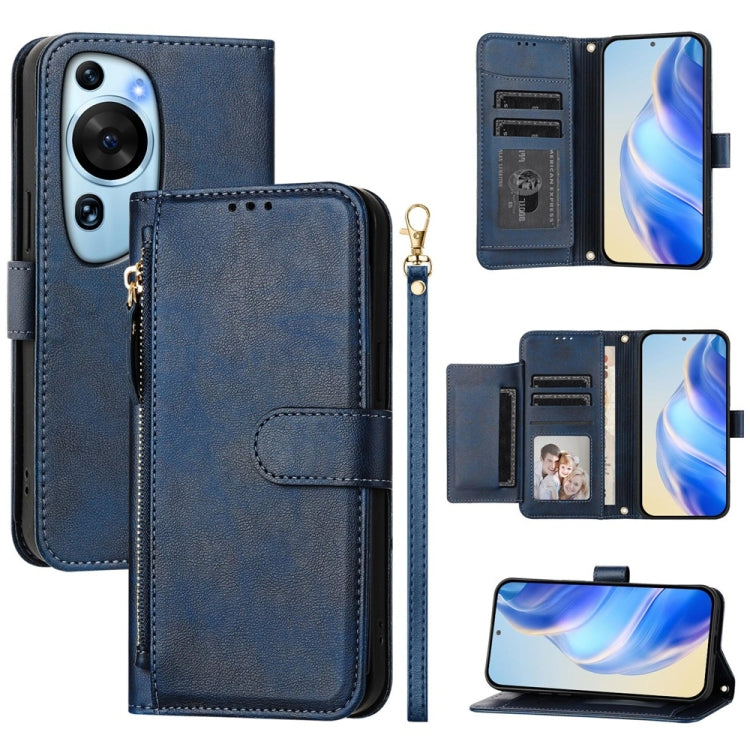 Multi-Card Slots Zipper Wallet Leather Phone Case, For Huawei P60 Art, For Huawei P60 / P60 Pro, For Huawei Enjoy 50 Pro 4G / nova Y90, For Huawei Enjoy 50 4G / nova Y70 Plus, For Huawei nova 9, For Huawei P50 Pro, For Huawei P50, For Huawei Enjoy 20 SE