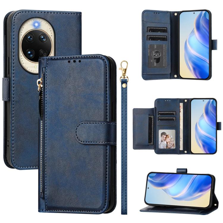 Multi-Card Slots Zipper Wallet Leather Phone Case, For Huawei nova 14, For Huawei nova 13 Pro, For Huawei Pura 70 Pro / Pura 70 Pro+, For Huawei nova 12i 4G Global, For Huawei nova 12s 4G Global, For Huawei Pura 70, For Huawei Mate 60 Pro / Mate 60 Pro...