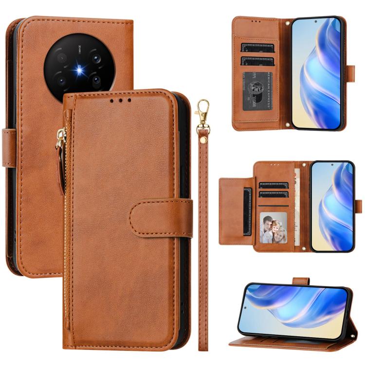 Multi-Card Slots Zipper Wallet Leather Phone Case, For Huawei nova 15 / nova 16z, For Huawei nova 16, For Huawei Pura 90 Pro Max 5G, For Huawei Pura 90 Pro 5G, For Huawei Mate 70 Air 5G, For Huawei Enjoy 80s, For Huawei nova 14 Ultra                   ...