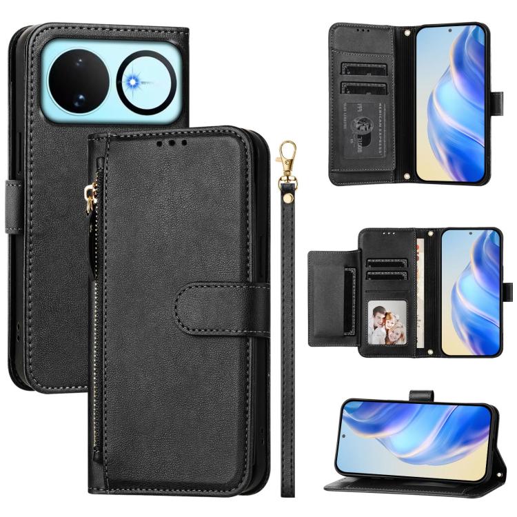 Multi-Card Slots Zipper Wallet Leather Phone Case, For Huawei nova 15 / nova 16z, For Huawei nova 16, For Huawei Pura 90 Pro Max 5G, For Huawei Pura 90 Pro 5G, For Huawei Mate 70 Air 5G, For Huawei Enjoy 80s, For Huawei nova 14 Ultra                   ...