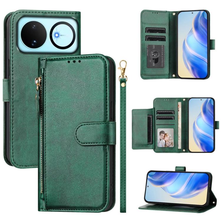 Multi-Card Slots Zipper Wallet Leather Phone Case, For Huawei nova 15 / nova 16z, For Huawei nova 16, For Huawei Pura 90 Pro Max 5G, For Huawei Pura 90 Pro 5G, For Huawei Mate 70 Air 5G, For Huawei Enjoy 80s, For Huawei nova 14 Ultra                   ...