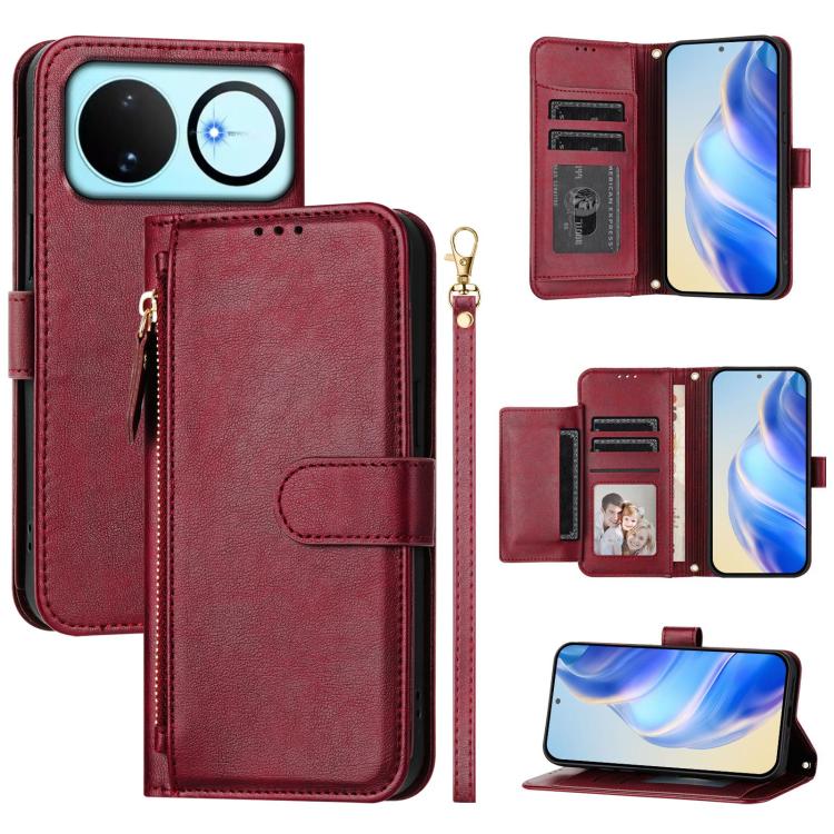 Multi-Card Slots Zipper Wallet Leather Phone Case, For Huawei nova 15 / nova 16z, For Huawei nova 16, For Huawei Pura 90 Pro Max 5G, For Huawei Pura 90 Pro 5G, For Huawei Mate 70 Air 5G, For Huawei Enjoy 80s, For Huawei nova 14 Ultra                   ...