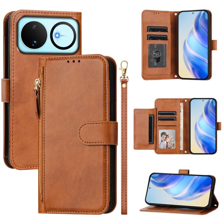 Multi-Card Slots Zipper Wallet Leather Phone Case, For Huawei nova 15 / nova 16z, For Huawei nova 16, For Huawei Pura 90 Pro Max 5G, For Huawei Pura 90 Pro 5G, For Huawei Mate 70 Air 5G, For Huawei Enjoy 80s, For Huawei nova 14 Ultra                   ...