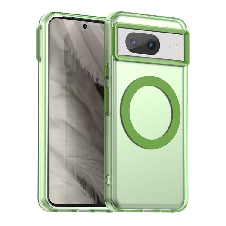 Candy Magsafe PC Hybrid TPU Phone Case, For Google Pixel 9, For Google Pixel 8a, For Google Pixel 8 Pro, For Google Pixel 8
