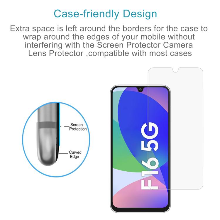 0.26mm 9H 2.5D Tempered Glass Film, For Samsung Galaxy F16 5G, For Samsung Galaxy A26 5G / M16 5G, For Samsung Galaxy A56 5G, For Samsung Galaxy M15 5G Prime, For Samsung Galaxy M05 / F05