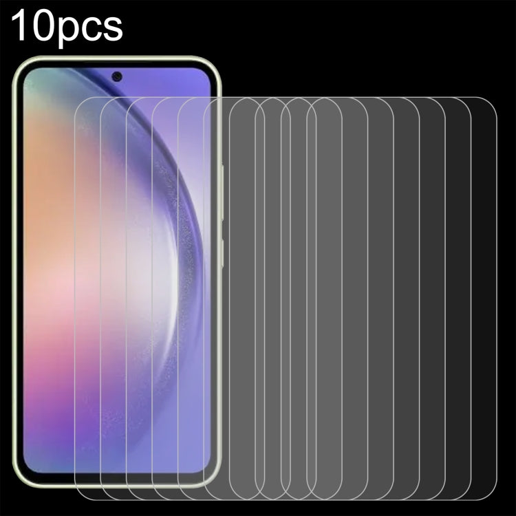 10pcs 0.26mm 9H 2.5D Tempered Glass Film, For Galaxy Buddy5 5G, For Galaxy F07e 4G, For Samsung Galaxy M17e 5G, For Samsung Galaxy F07 4G, For Samsung Galaxy M07 4G, For Samsung Galaxy M17 5G, For Samsung Galaxy F17 5G, For Samsung Galaxy A57          ...