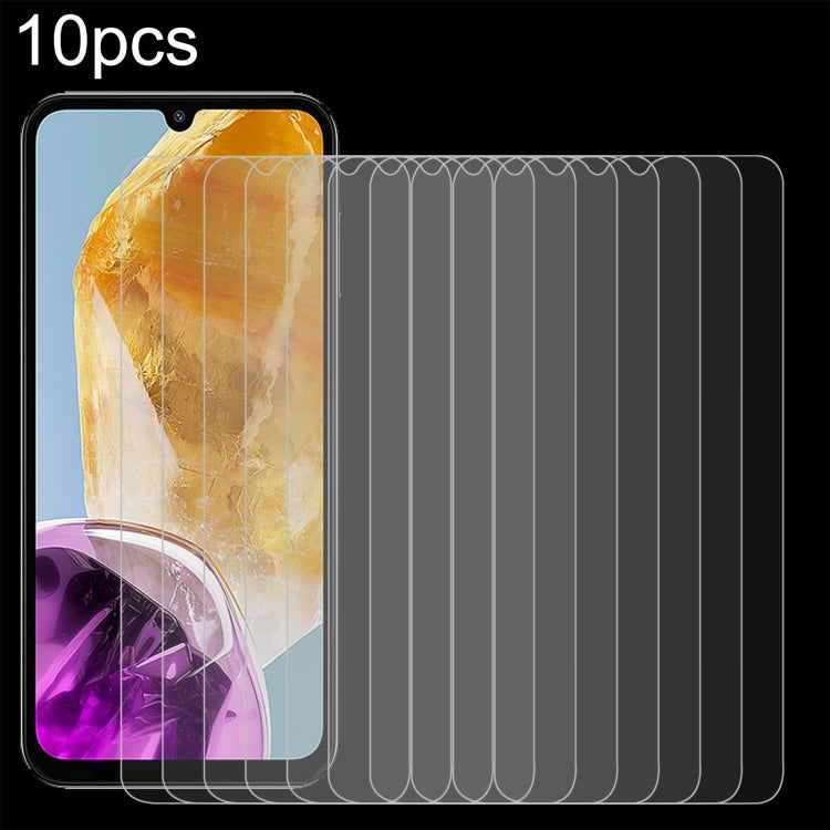 10pcs 0.26mm 9H 2.5D Tempered Glass Film, For Galaxy Buddy5 5G, For Galaxy F07e 4G, For Samsung Galaxy M17e 5G, For Samsung Galaxy F07 4G, For Samsung Galaxy M07 4G, For Samsung Galaxy M17 5G, For Samsung Galaxy F17 5G, For Samsung Galaxy A57          ...