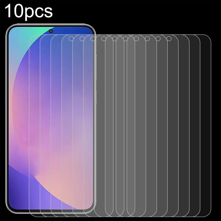 10pcs 0.26mm 9H 2.5D Tempered Glass Film, For Galaxy Buddy5 5G, For Galaxy F07e 4G, For Samsung Galaxy M17e 5G, For Samsung Galaxy F07 4G, For Samsung Galaxy M07 4G, For Samsung Galaxy M17 5G, For Samsung Galaxy F17 5G, For Samsung Galaxy A57          ...