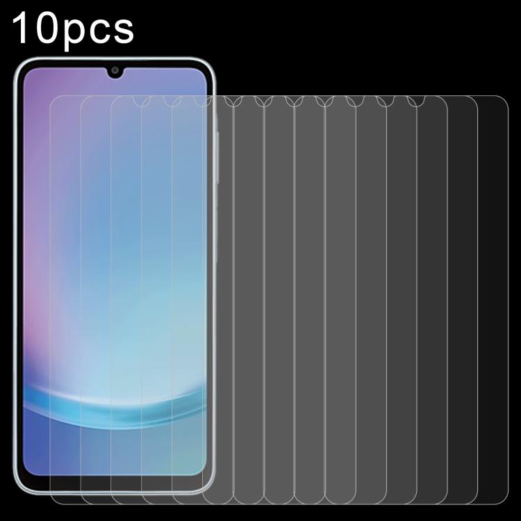 10pcs 0.26mm 9H 2.5D Tempered Glass Film, For Galaxy Buddy5 5G, For Galaxy F07e 4G, For Samsung Galaxy M17e 5G, For Samsung Galaxy F07 4G, For Samsung Galaxy M07 4G, For Samsung Galaxy M17 5G, For Samsung Galaxy F17 5G, For Samsung Galaxy A57          ...