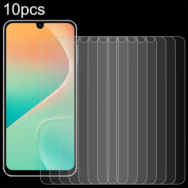 10pcs 0.26mm 9H 2.5D Tempered Glass Film, For Galaxy Buddy5 5G, For Galaxy F07e 4G, For Samsung Galaxy M17e 5G, For Samsung Galaxy F07 4G, For Samsung Galaxy M07 4G, For Samsung Galaxy M17 5G, For Samsung Galaxy F17 5G, For Samsung Galaxy A57          ...