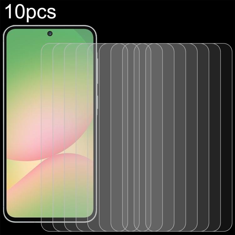 10pcs 0.26mm 9H 2.5D Tempered Glass Film, For Galaxy Buddy5 5G, For Galaxy F07e 4G, For Samsung Galaxy M17e 5G, For Samsung Galaxy F07 4G, For Samsung Galaxy M07 4G, For Samsung Galaxy M17 5G, For Samsung Galaxy F17 5G, For Samsung Galaxy A57          ...