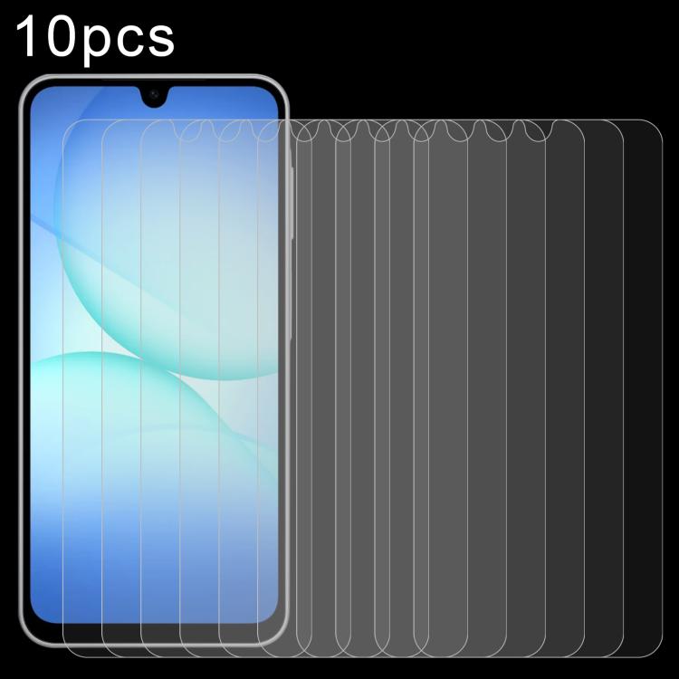10pcs 0.26mm 9H 2.5D Tempered Glass Film, For Galaxy Buddy5 5G, For Galaxy F07e 4G, For Samsung Galaxy M17e 5G, For Samsung Galaxy F07 4G, For Samsung Galaxy M07 4G, For Samsung Galaxy M17 5G, For Samsung Galaxy F17 5G, For Samsung Galaxy A57          ...