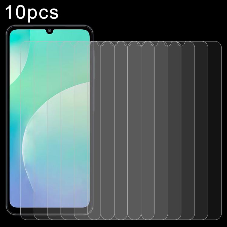 10pcs 0.26mm 9H 2.5D Tempered Glass Film, For Galaxy Buddy5 5G, For Galaxy F07e 4G, For Samsung Galaxy M17e 5G, For Samsung Galaxy F07 4G, For Samsung Galaxy M07 4G, For Samsung Galaxy M17 5G, For Samsung Galaxy F17 5G, For Samsung Galaxy A57          ...