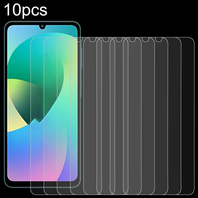 10pcs 0.26mm 9H 2.5D Tempered Glass Film, For Galaxy Buddy5 5G, For Galaxy F07e 4G, For Samsung Galaxy M17e 5G, For Samsung Galaxy F07 4G, For Samsung Galaxy M07 4G, For Samsung Galaxy M17 5G, For Samsung Galaxy F17 5G, For Samsung Galaxy A57          ...
