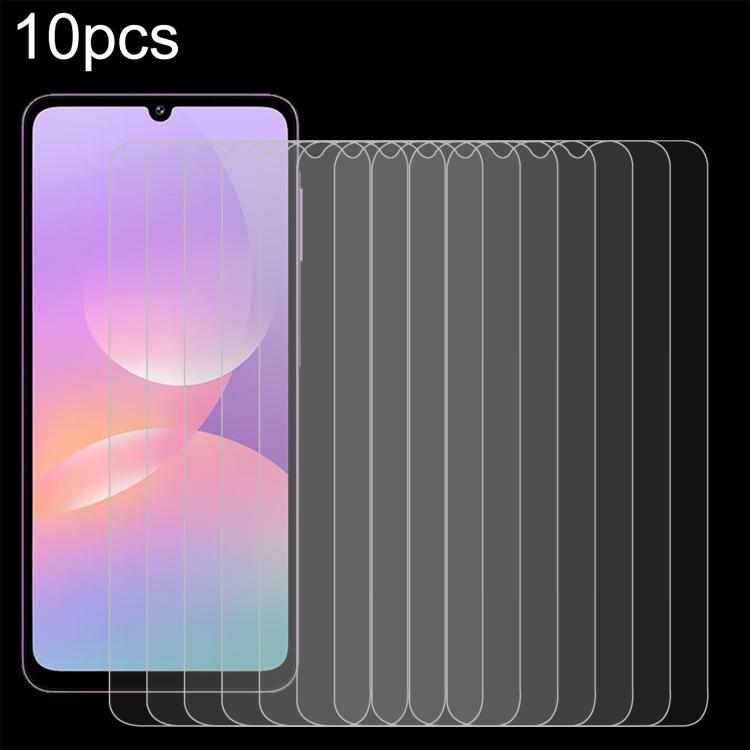 10pcs 0.26mm 9H 2.5D Tempered Glass Film, For Galaxy A08 4G, For Galaxy A08 5G, For Galaxy A18 4G, For Galaxy A18 5G, For Galaxy M47 5G, For Galaxy Buddy5 5G, For Galaxy F07e 4G, For Samsung Galaxy M17e 5G, For Samsung Galaxy F07 4G                    ...
