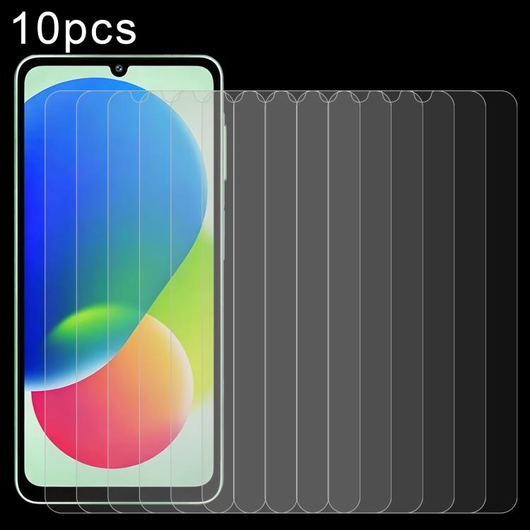 10pcs 0.26mm 9H 2.5D Tempered Glass Film, For Galaxy Buddy5 5G, For Galaxy F07e 4G, For Samsung Galaxy M17e 5G, For Samsung Galaxy F07 4G, For Samsung Galaxy M07 4G, For Samsung Galaxy M17 5G, For Samsung Galaxy F17 5G, For Samsung Galaxy A57          ...