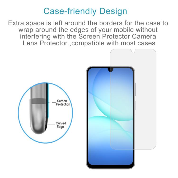 10pcs 0.26mm 9H 2.5D Tempered Glass Film, For Galaxy Buddy5 5G, For Galaxy F07e 4G, For Samsung Galaxy M17e 5G, For Samsung Galaxy F07 4G, For Samsung Galaxy M07 4G, For Samsung Galaxy M17 5G, For Samsung Galaxy F17 5G, For Samsung Galaxy A57          ...