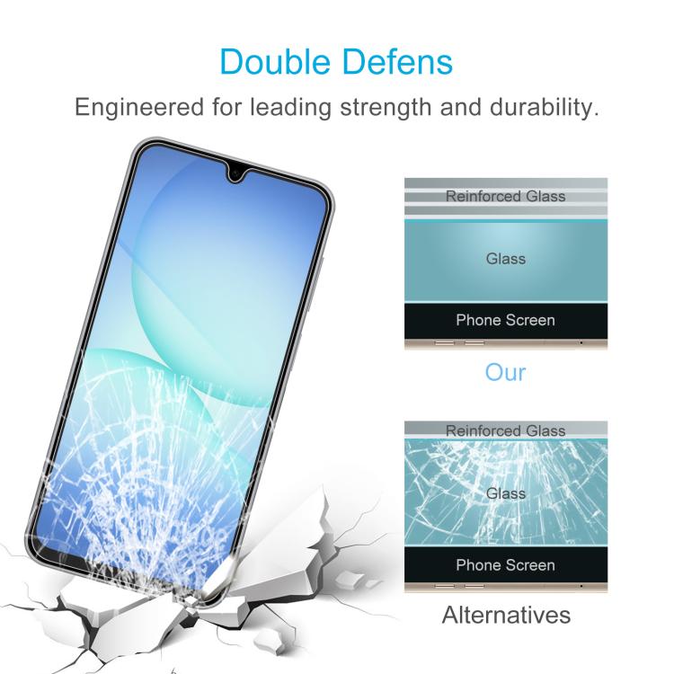 10pcs 0.26mm 9H 2.5D Tempered Glass Film, For Galaxy Buddy5 5G, For Galaxy F07e 4G, For Samsung Galaxy M17e 5G, For Samsung Galaxy F07 4G, For Samsung Galaxy M07 4G, For Samsung Galaxy M17 5G, For Samsung Galaxy F17 5G, For Samsung Galaxy A57          ...