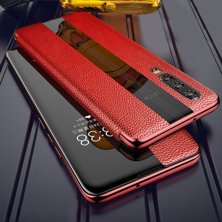 Genuine Leather Smart Flip Protective Case, For Huawei P30 Pro, For Huawei P30, For Huawei P20 Pro, For Huawei P20