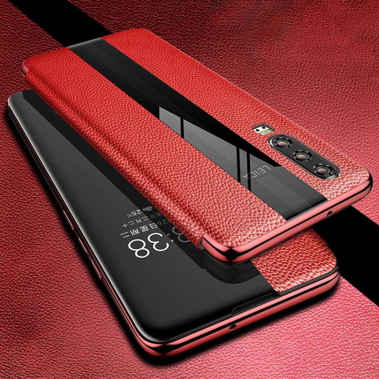 Genuine Leather Smart Flip Protective Case, For Huawei P30 Pro, For Huawei P30, For Huawei P20 Pro, For Huawei P20