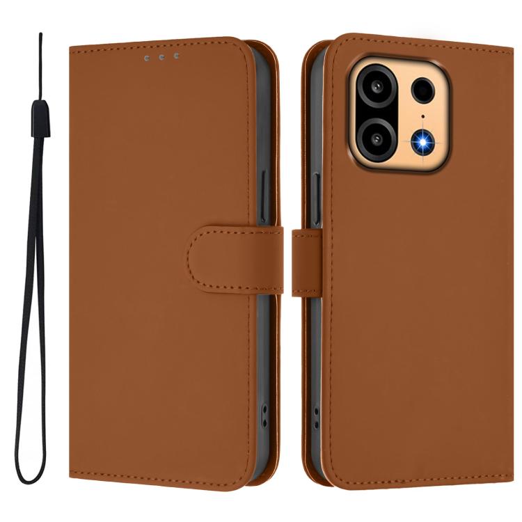 Skin Feel Solid Color Leather Phone Case with Lanyard, For OnePlus Turbo 6X Pro 5G, For OnePlus Turbo 6 / Turbo 6V