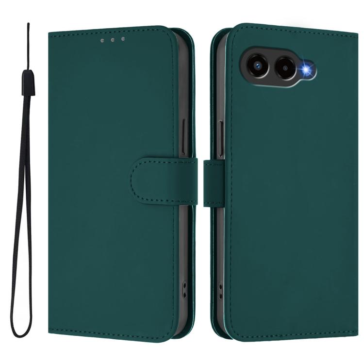 Skin Feel Solid Color Leather Phone Case with Lanyard, For T-Mobile Revvl 8, For T-Mobile Revvl 7 Pro 5G
