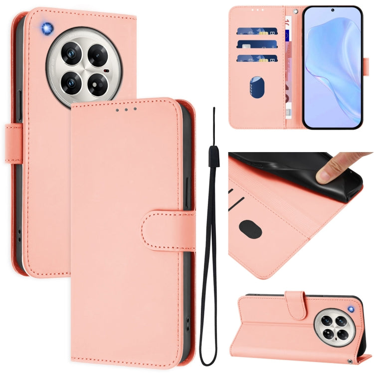Skin Feel Solid Color Leather Phone Case with Lanyard, For Infinix Hot 50 5G, For Infinix Zero 40 4G / 5G