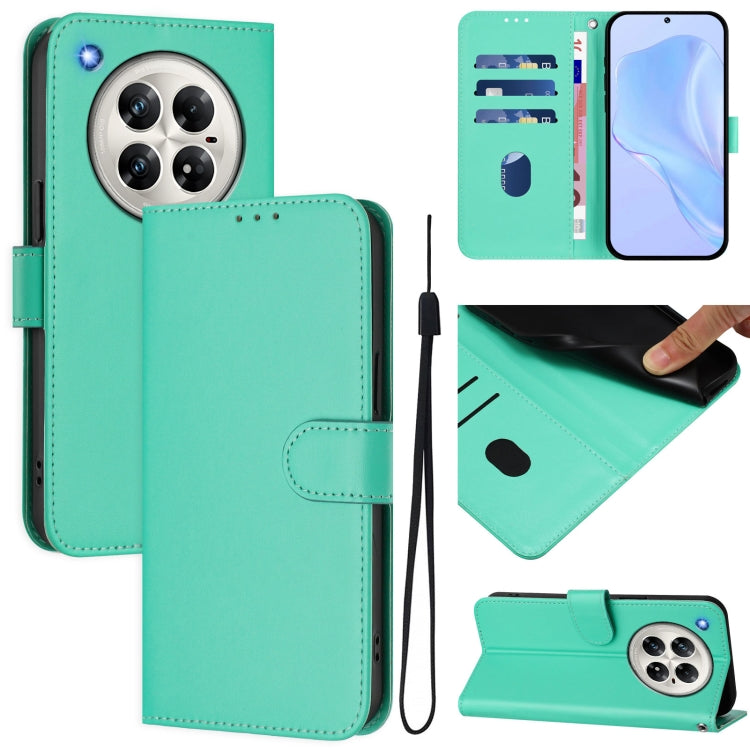 Skin Feel Solid Color Leather Phone Case with Lanyard, For Infinix Hot 50 5G, For Infinix Zero 40 4G / 5G