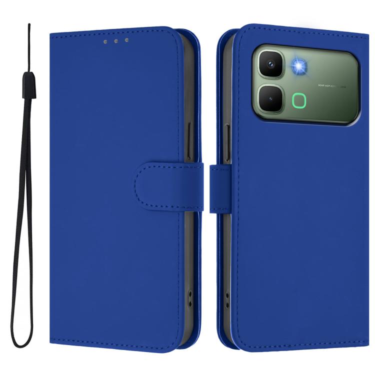 Skin Feel Solid Color Leather Phone Case with Lanyard, For Infinix GT 50 Pro 5G, For Infinix Note Edge 5G Global