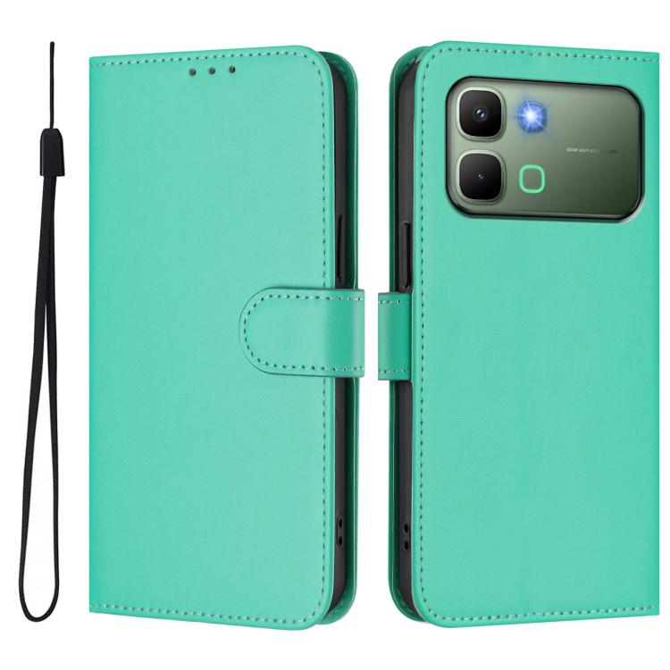 Skin Feel Solid Color Leather Phone Case with Lanyard, For Infinix GT 50 Pro 5G, For Infinix Note Edge 5G Global