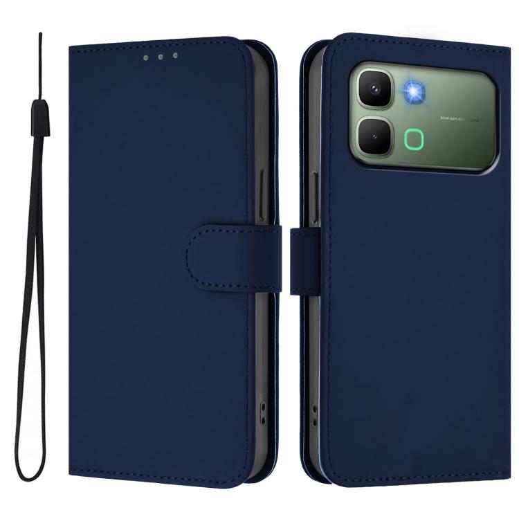 Skin Feel Solid Color Leather Phone Case with Lanyard, For Infinix GT 50 Pro 5G, For Infinix Note Edge 5G Global