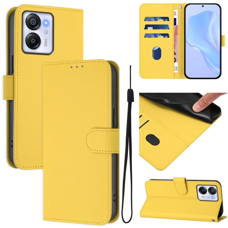 Skin Feel Solid Color Leather Phone Case with Lanyard, For Blackview Oscal Modern 8 / Color 8, For Blackview Oscal Flat 1C