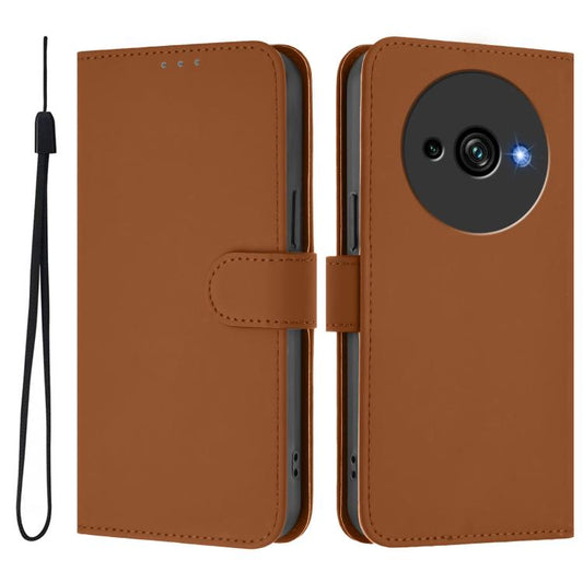 Skin Feel Solid Color Leather Phone Case with Lanyard, For Oukitel C59 / C59 Pro, For Oukitel C57s
