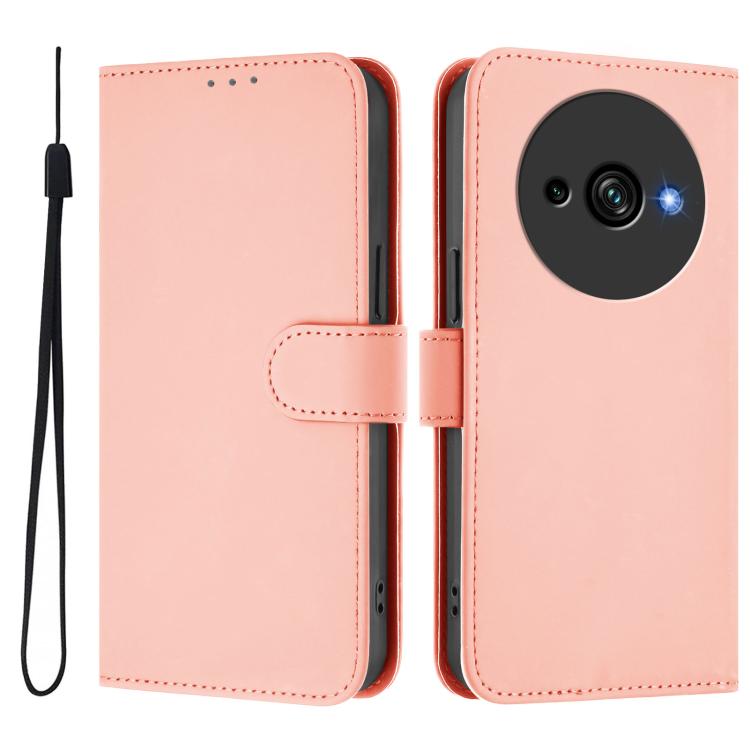 Skin Feel Solid Color Leather Phone Case with Lanyard, For Oukitel C59 / C59 Pro, For Oukitel C57s