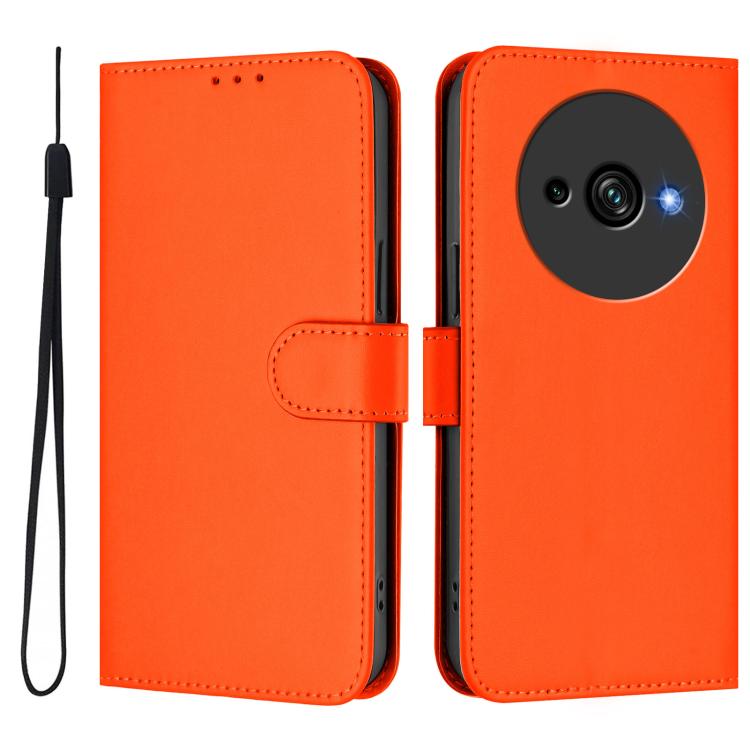 Skin Feel Solid Color Leather Phone Case with Lanyard, For Oukitel C59 / C59 Pro, For Oukitel C57s
